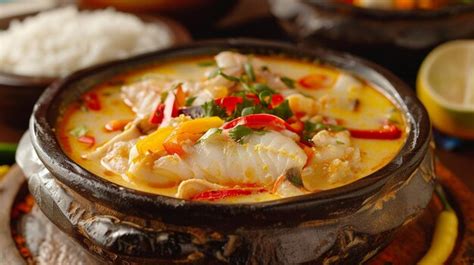  Moqueca! Ein schmackhaftes Gericht aus dem Amazonasgebiet mit Kokosmilch und frischem Fisch.